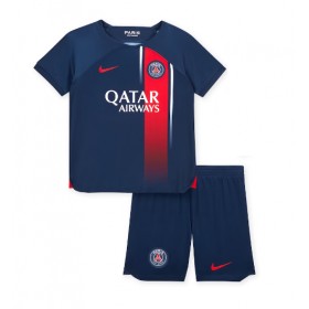 Baby Fußballbekleidung Paris Saint-Germain Heimtrikot 2023-24 Kurzarm (+ kurze hosen)